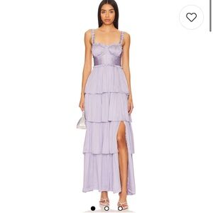Astr Lavender Maxi Dress
